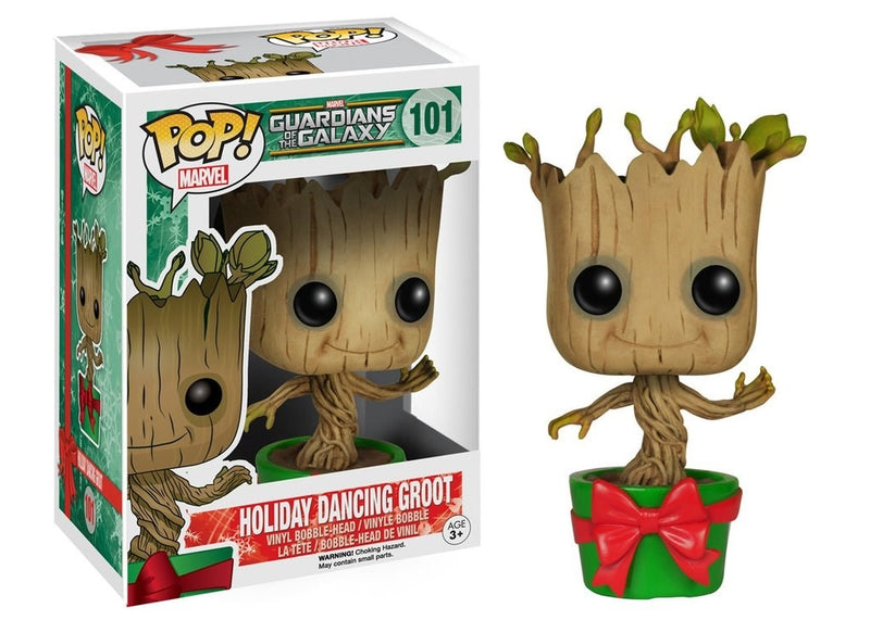 Image for Guardians Of The Galaxy: Holiday Dancing Groot (Bobble-Head) - Funko