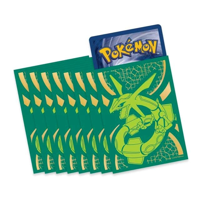 Image for Pokemon TCG: Celestial Storm Elite Trainer Box Card Sleeves - Rayquaza (65 Pack) - Card Sleeves