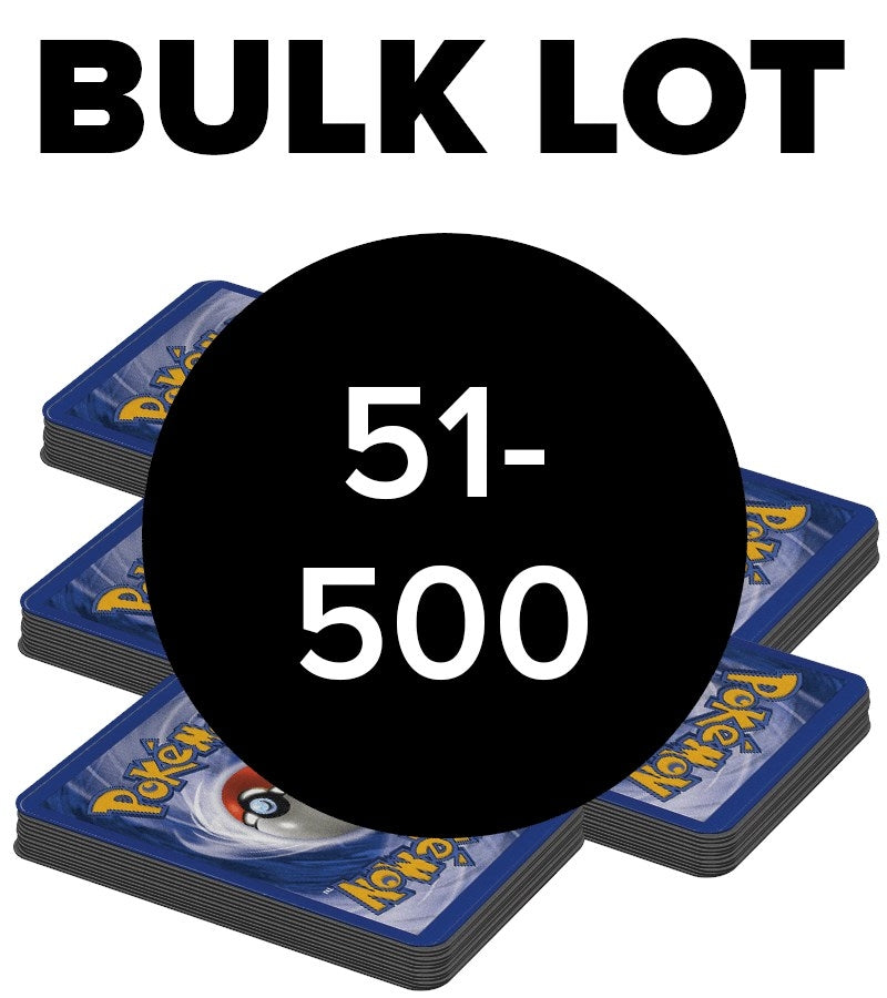 Image for 51 - 500 Pokemon Bulk Card Lot - Bulk Lots