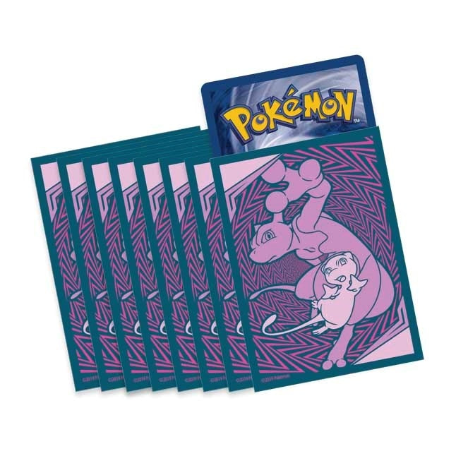 Image for Pokemon TCG: Unified Minds Elite Trainer Box Card Sleeves - Mewtwo & Mew (65 Pack) - Card Sleeves