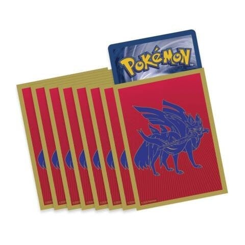 Image for Pokemon TCG: Sword & Shield Elite Trainer Box Card Sleeves - Zacian (65 Pack) - Card Sleeves