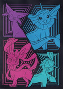 Image for Pokemon TCG: Evolving Skies Elite Trainer Box Card Sleeves - Glaceon, Vaporeon, Sylveon, & Espeon (65 Pack) - Card Sleeves
