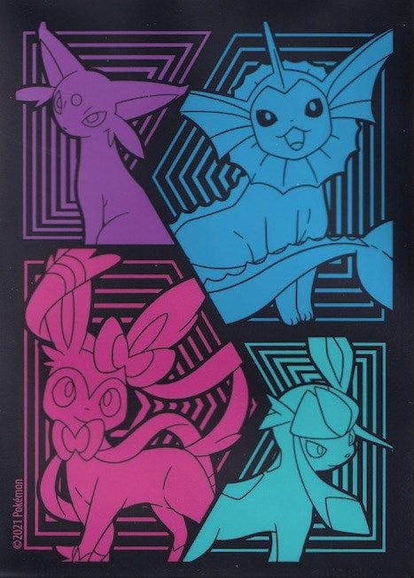 Image for Pokemon TCG: Evolving Skies Elite Trainer Box Card Sleeves - Glaceon, Vaporeon, Sylveon, & Espeon (65 Pack) - Card Sleeves