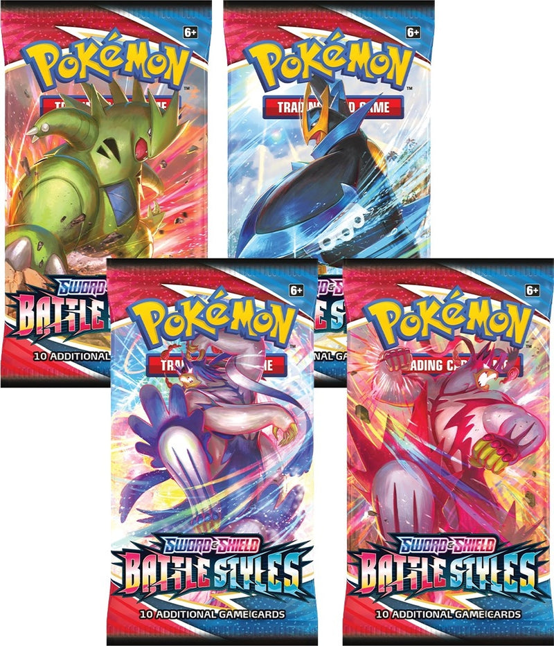 Image for Battle Styles Booster Pack Art Bundle [Set of 4] - Pokemon