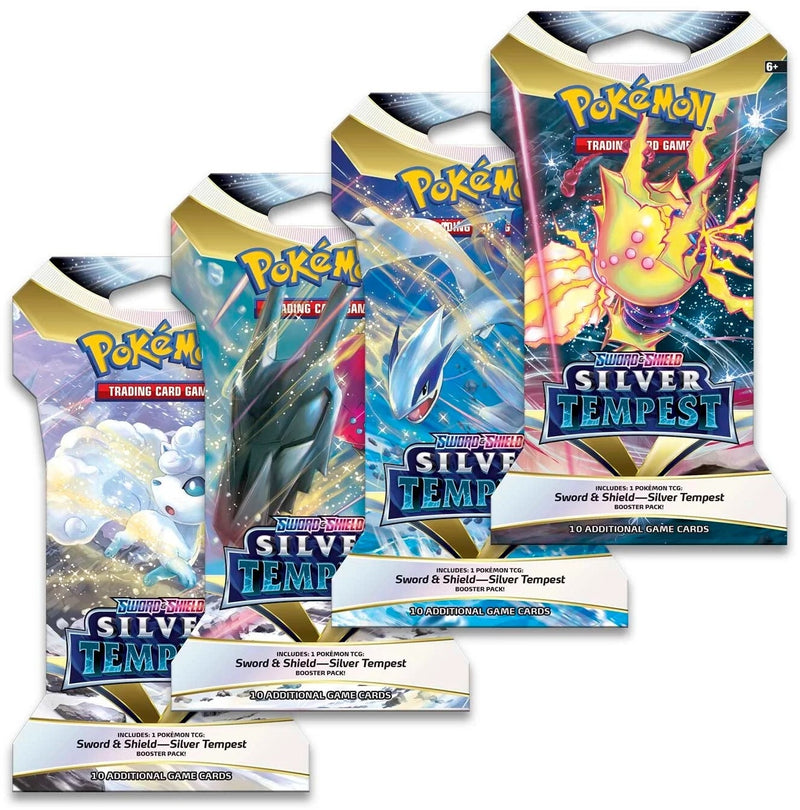 Image for Silver Tempest Sleeved Booster Pack Art Bundle [Set of 4] - Pokemon