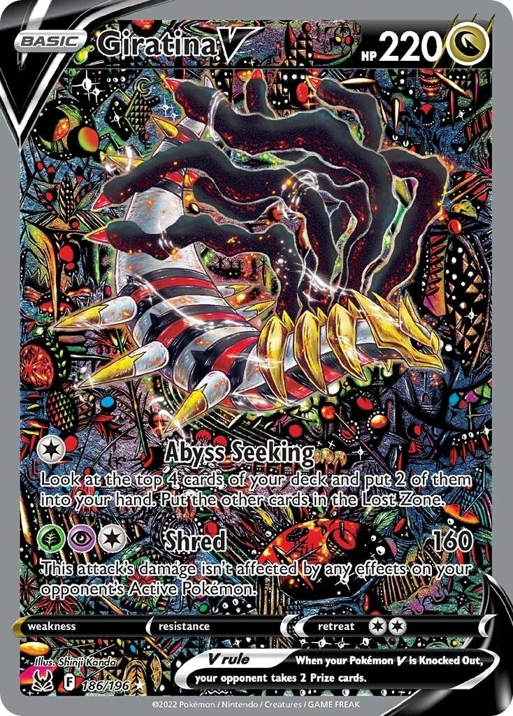 Image for Giratina V (Alternate Full Art) (186/196) (SWSH11: Lost Origin) (SWSH11) - Pokemon