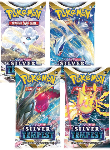 Image for Silver Tempest Booster Pack Art Bundle [Set of 4] - Pokemon