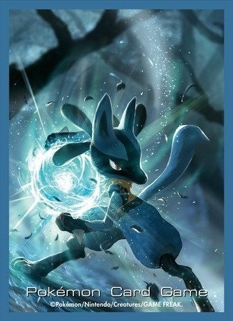 Image for Pokemon TCG: Pokemon Center Japan Exclusive Card Sleeves - Lucario (64-Pack) - Card Sleeves