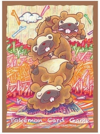 Image for Pokemon TCG: Pokemon Center Japan Exclusive Card Sleeves - Bidoof (64-Pack) - Card Sleeves