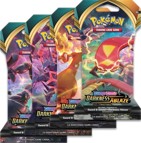Image for Darkness Ablaze Sleeved Booster Pack Art Bundle [Set of 4] - Pokemon
