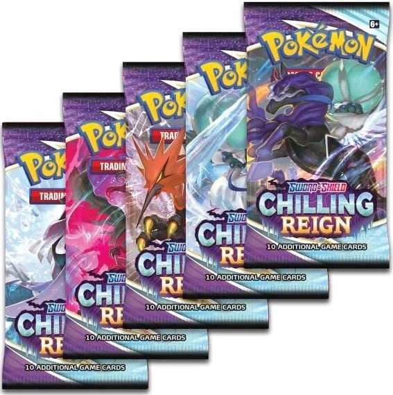 Image for Chilling Reign Booster Pack Art Bundle [Set of 5] - Pokemon