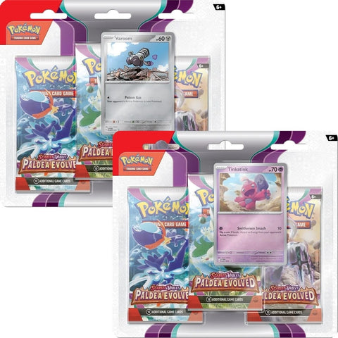 Image for Paldea Evolved 3 Pack Blister [Set of 2] - Pokemon