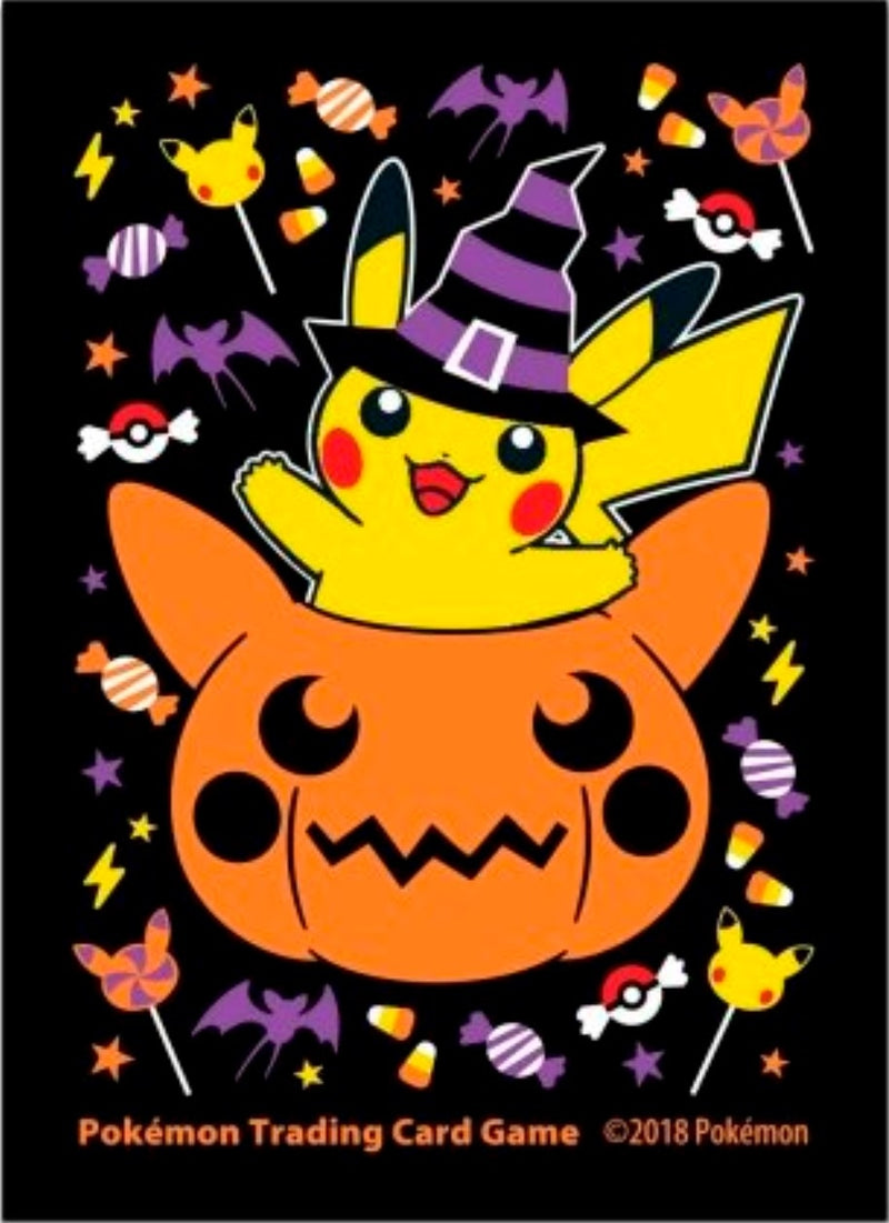 Image for Pokemon TCG: Pumpkin Pikachu Halloween Card Sleeves (65-Pack) - Card Sleeves