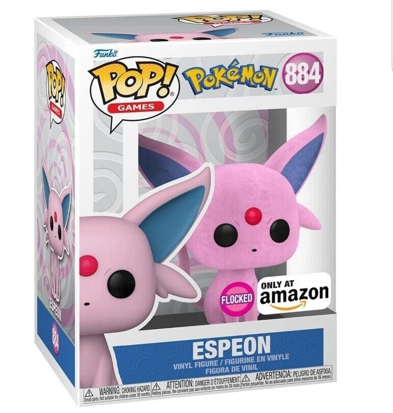 Image for Pokemon: Espeon (Amazon Exclusive) (Flocked) - Funko