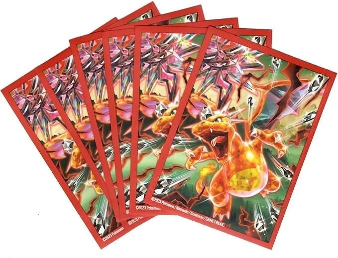 Image for Pokemon TCG: Charizard ex Premium Collection Card Sleeves - Charizard as a Tera Pokémon (65 Pack) - Card Sleeves