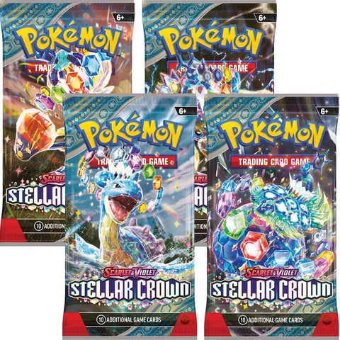 Image for Stellar Crown Booster Pack Art Bundle [Set of 4] - Pokemon