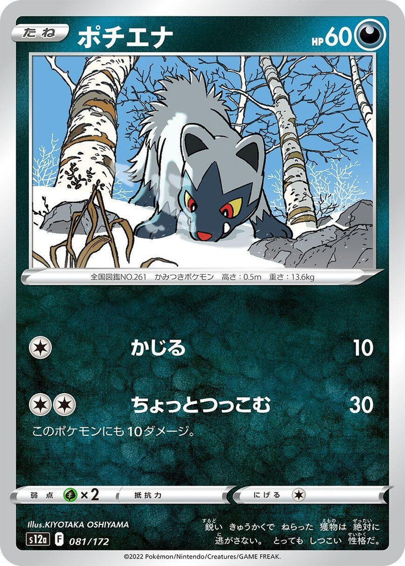 Image for Poochyena (081/172) (S12a: VSTAR Universe) - Pokemon Japan