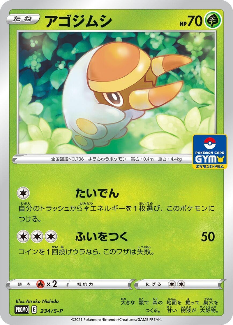 Image for Grubbin - 234/S-P (234/S-P) (S-P: Sword & Shield Promos) - Pokemon Japan