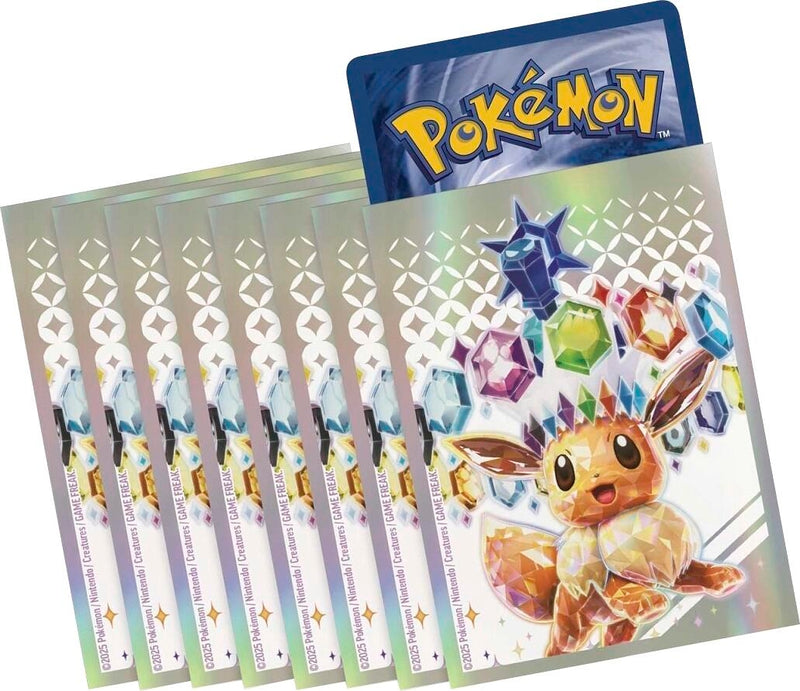 Image for Pokemon TCG: Prismatic Evolutions Elite Trainer Box Card Sleeves - Eevee (65 Pack) - Card Sleeves