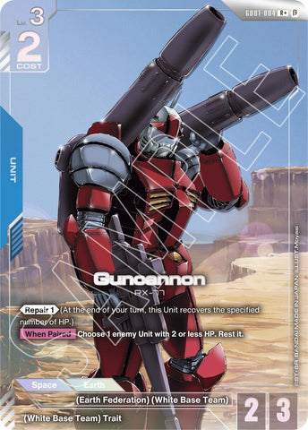 Image for Guncannon (R+) (GD01-004) (Edition Beta) - Gundam Card Game