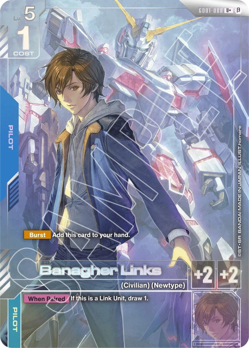 Image for Banagher Links (U+) (GD01-088) (Edition Beta) - Gundam Card Game