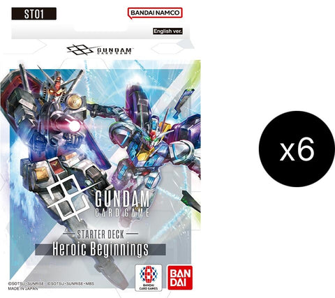 Image for Starter Deck 01: Heroic Beginnings Display - Gundam Card Game