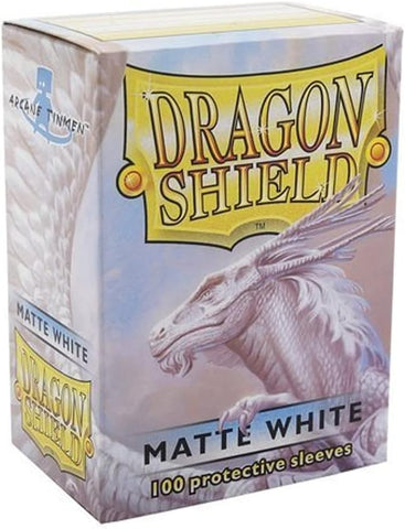 Dragon Shield - Standard Card Sleeves (100): MATTE WHITE