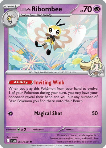 Lillie's Ribombee (067/159) [Scarlet & Violet: Journey Together]