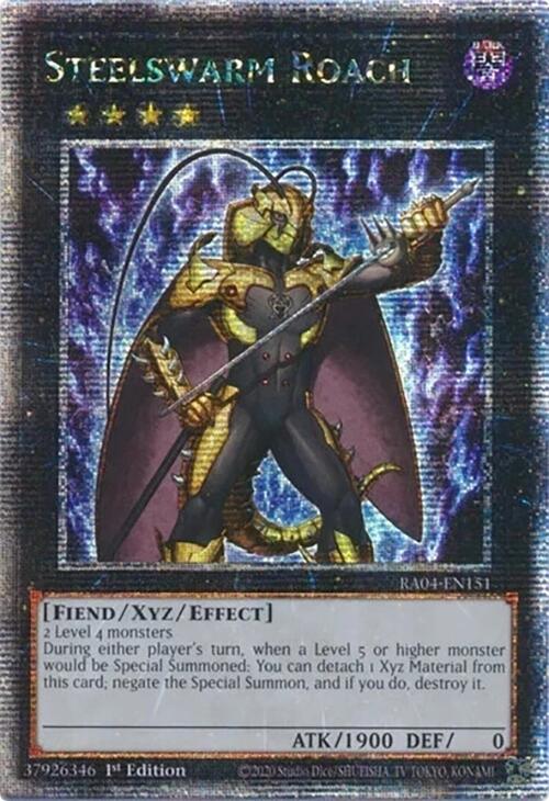 Steelswarm Roach [RA04-EN151] Quarter Century Secret Rare