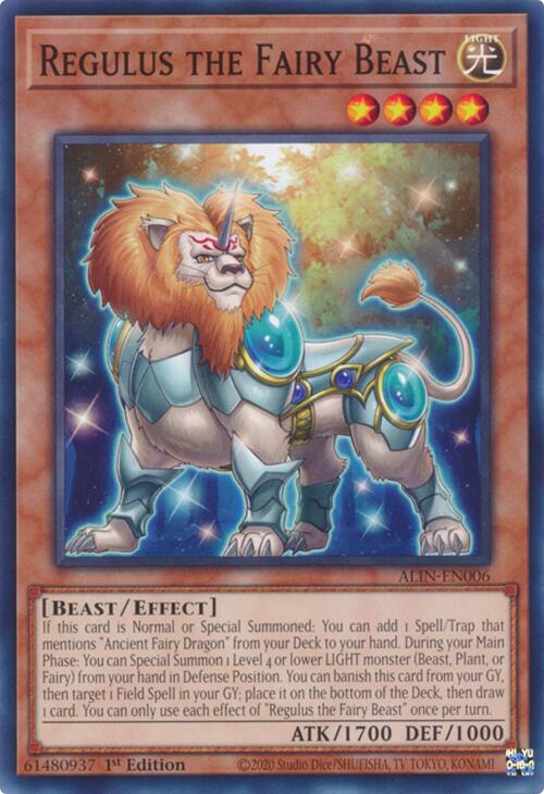 Regulus the Fairy Beast [ALIN-EN006] Common