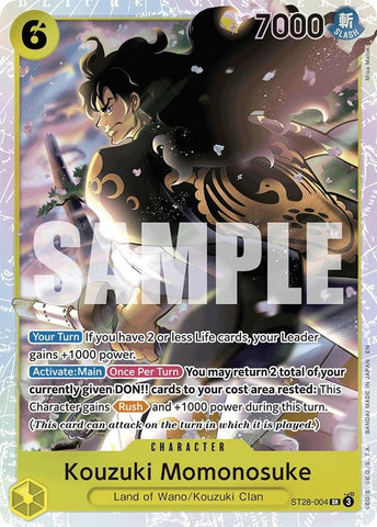 Kouzuki Momonosuke (ST28-004) (Starter Deck 28: GREEN/YELLOW Yamato)
