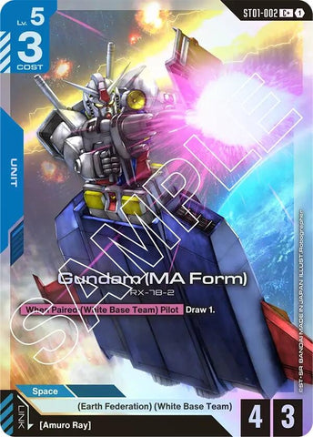 Image for Gundam (MA Form) (C+) (ST01-002) (Starter Deck 01: Heroic Beginnings) - Gundam Card Game