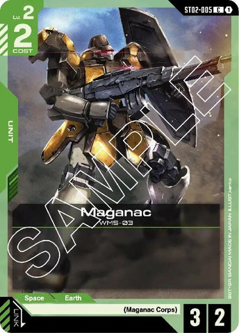 Image for Maganac (ST02-005) (Starter Deck 02: Wings of Advance) - Gundam Card Game