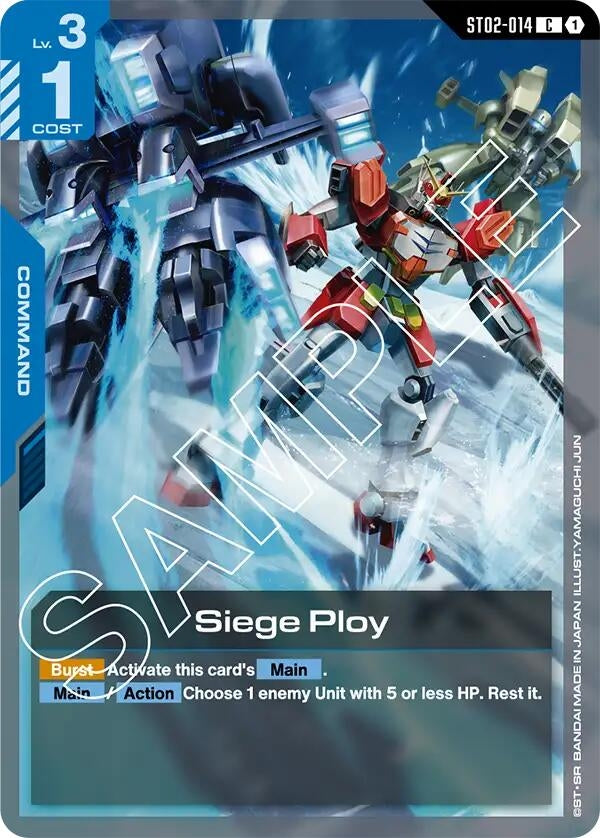 Image for Siege Ploy (ST02-014) (Starter Deck 02: Wings of Advance) - Gundam Card Game