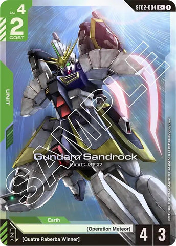 Image for Gundam Sandrock (C+) (ST02-004) (Starter Deck 02: Wings of Advance) - Gundam Card Game