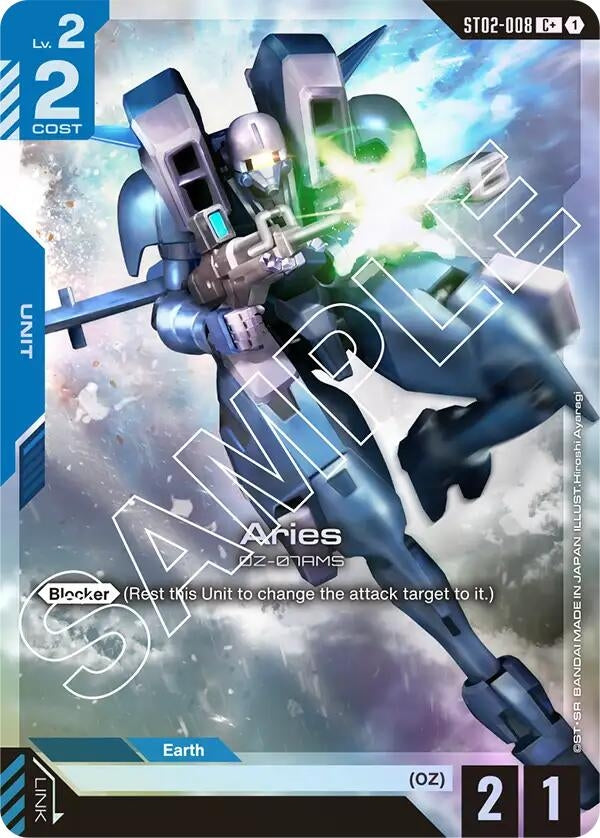 Image for Aries (C+) (ST02-008) (Starter Deck 02: Wings of Advance) - Gundam Card Game