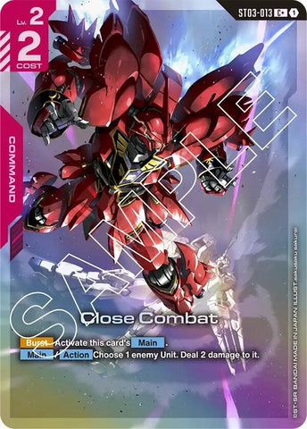 Image for Close Combat (C+) (ST03-013) (Starter Deck 03: Zeon's Rush) - Gundam Card Game