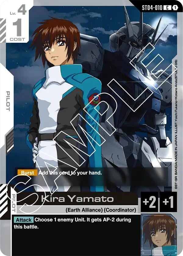 Image for Kira Yamato (ST04-010) (Starter Deck 04: SEED Strike) - Gundam Card Game