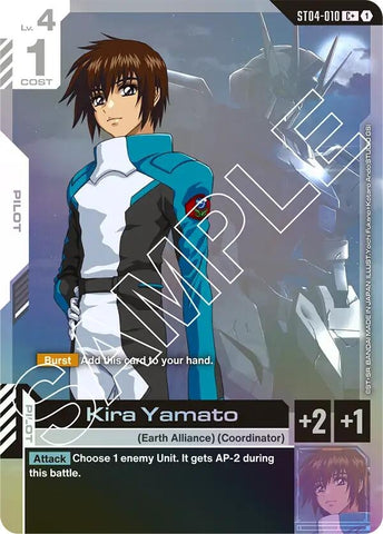 Image for Kira Yamato (C+) (ST04-010) (Starter Deck 04: SEED Strike) - Gundam Card Game