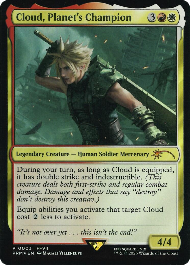 Cloud, Planet's Champion (Costco Bundle) (3) (Unique and Miscellaneous Promos)