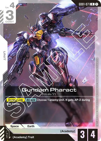 Image for Gundam Pharact (GD01-071) (Newtype Rising) - Gundam Card Game