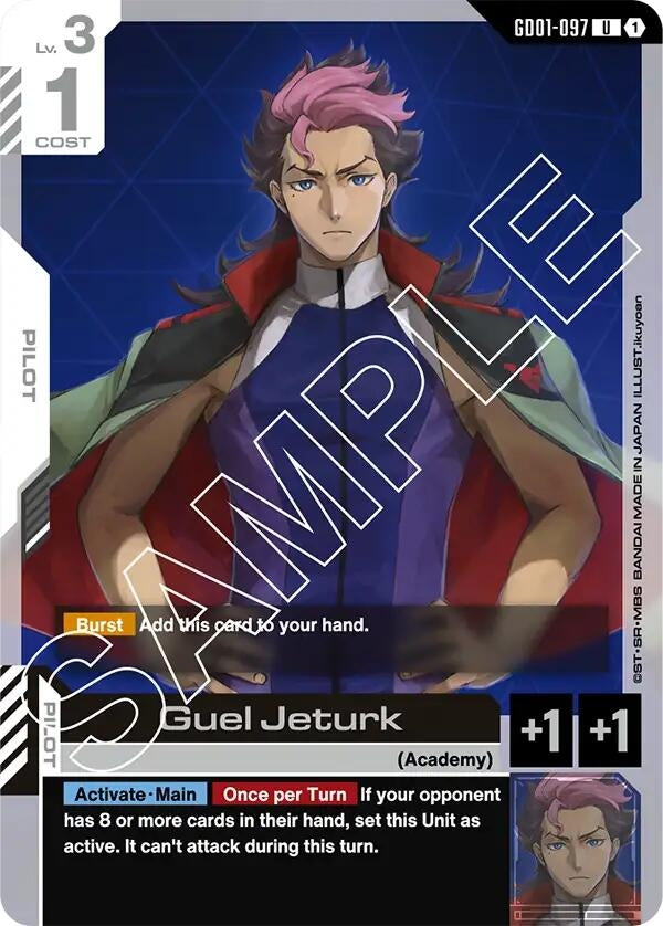 Guel Jeturk (GD01-097) (Newtype Rising)