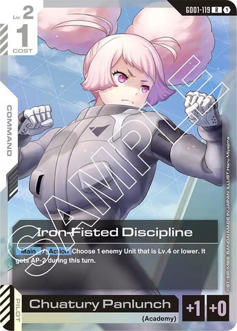 Image for Iron-Fisted Discipline (GD01-119) (Newtype Rising) - Gundam Card Game