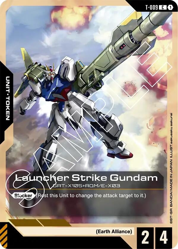 Image for Launcher Strike Gundam (T-009) Token (T-009) (Newtype Rising) - Gundam Card Game