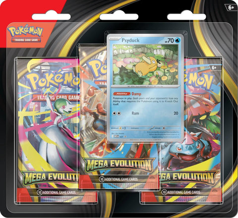 Mega Evolution: Base Set - 3 Pack Blister (Psyduck)