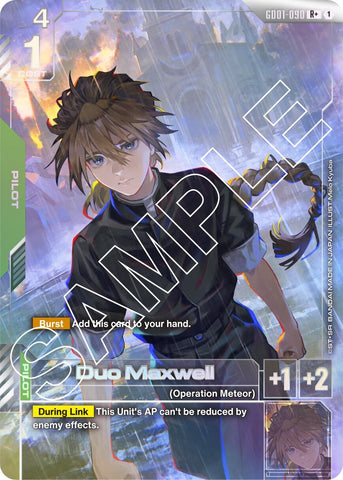 Image for Duo Maxwell (R+) (GD01-090) (Newtype Rising) - Gundam Card Game