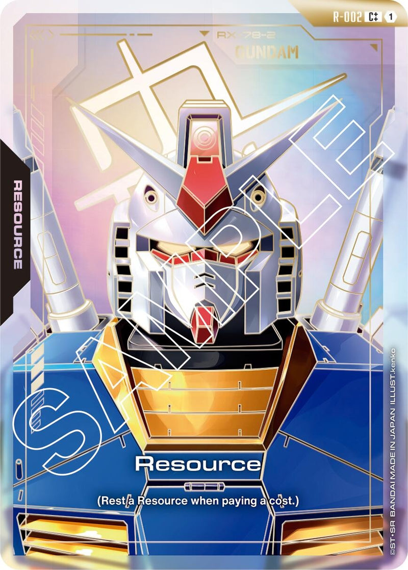 Image for Resource (R-002) (C++) (R-002) (Newtype Rising) - Gundam Card Game