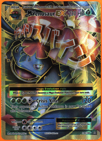 TAG 8.5 - MEGA VENUSAUR EX 2016 2016 POKÉMON XY #100/108