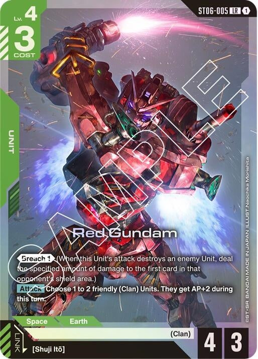 Image for Red Gundam (ST06-005) (Starter Deck 06: Clan Unity) - Gundam Card Game