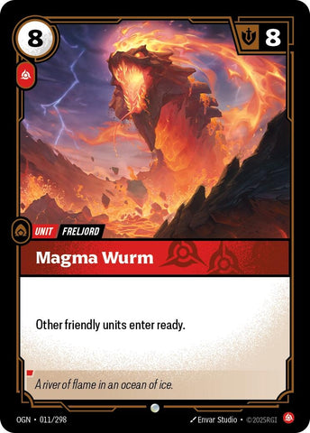 Image for Magma Wurm (011/298) (Origins) - Riftbound: League of Legends Trading Card Game